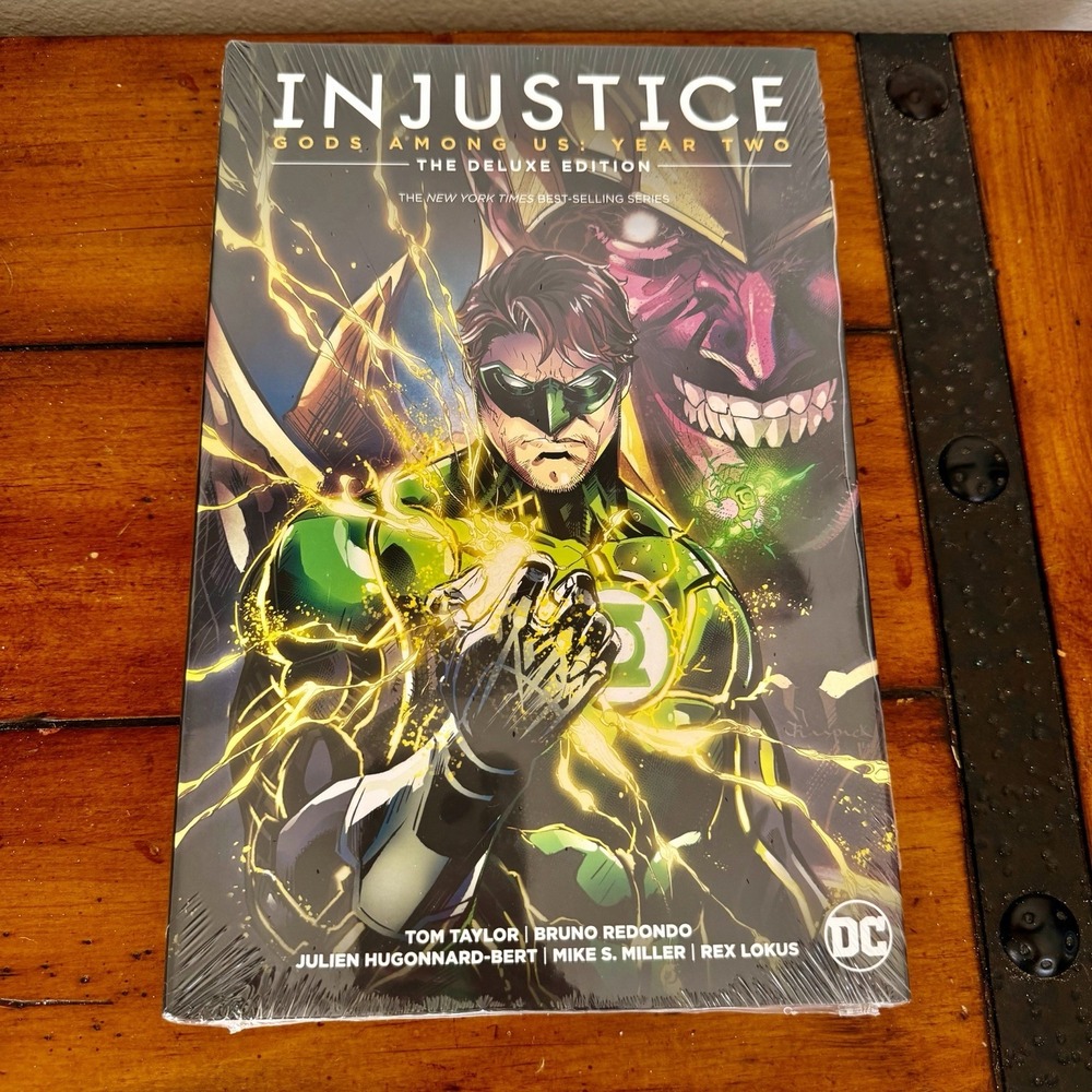 DC INJUSTICE GODS AMONG US YEAR 2 DELUXE EDITION NEW SEALED HARDCOVER MAGAZINE